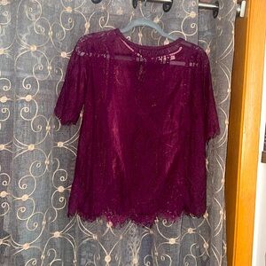 Purple Lace shirt